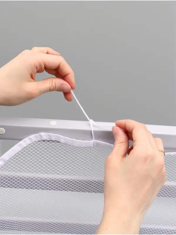 Защитная сетка ограждение для лестницы, 3 метра, цвет белый, Крошка Я