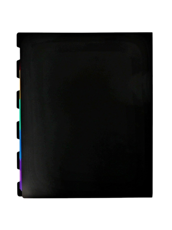 Нотная папка - 10 файлов 20 листов черная