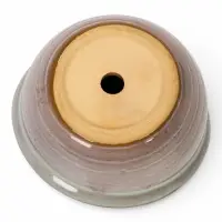 Декоративный горшок для цветов &laquo;Сатурн&raquo;, 6&times;6&times;6 см, керамический, синее, Greengo