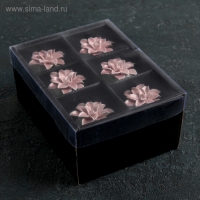 Кольцо керамическое для салфеток &laquo;Цветок&raquo;, 5,5&times;4,5&times;6,5 см, цвет розовый