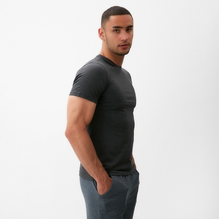 Футболка мужская Collorista цвет графит р-р 50-52 Футболка мужская Collorista цвет графит р-р 50-52