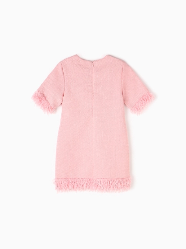 Платье для девочки MINAKU: PartyDress, розовое, рост 122 см