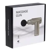 Массажёр для тела LEM-02, вибрационный, 4 насадки, 6 режимов, 1800-3200 об/мин