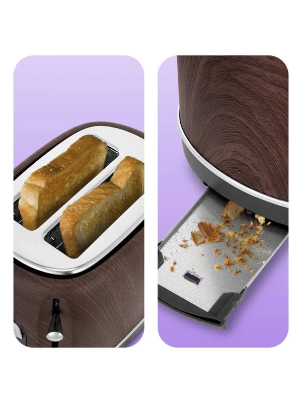 Тостер для хлеба с поддоном для крошек КТ-9910 - 685-815 Вт