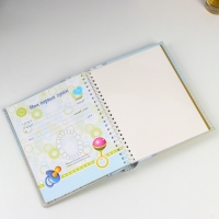 Фотоальбом  "Малышу" 20 магнитных страниц  23 х28 см и 20 страниц-анкет для заполнения