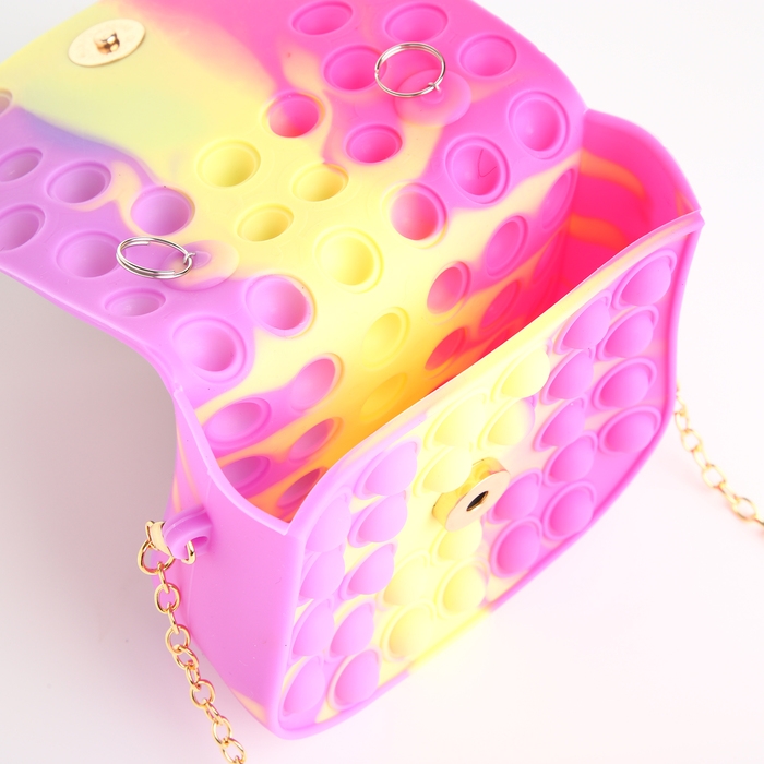 Сумка детская для девочки на магните, pop it, цвет разноцветный Сумка детская для девочки на магните, pop it, цвет разноцветный