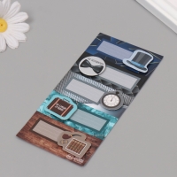 Наклейка с объёмным элементом "Джентльмен" 7х15,2 см Наклейка с объёмным элементом "Джентльмен" 7х15,2 см