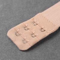 Застёжка-удлинитель для бюстгальтера, 3 ряда 2 крючка, 3,2 × 10,5 см, 5 шт, цвет бежевый Застёжка-удлинитель для бюстгальтера, 3 ряда 2 крючка, 3,2 × 10,5 см, 5 шт, цвет бежевый