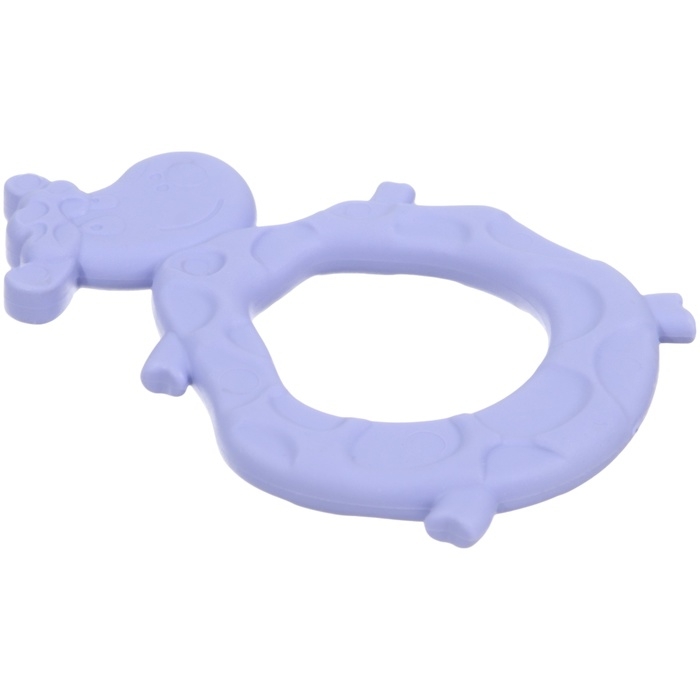 Прорезыватель силиконовый &laquo;Коровка&raquo;, цвет фиолетовый, ТЭП, КНОПА