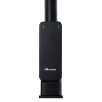 Смеситель для кухни Accoona A51126F, однорычажный, излив 189 мм, выход на питьевую, черный