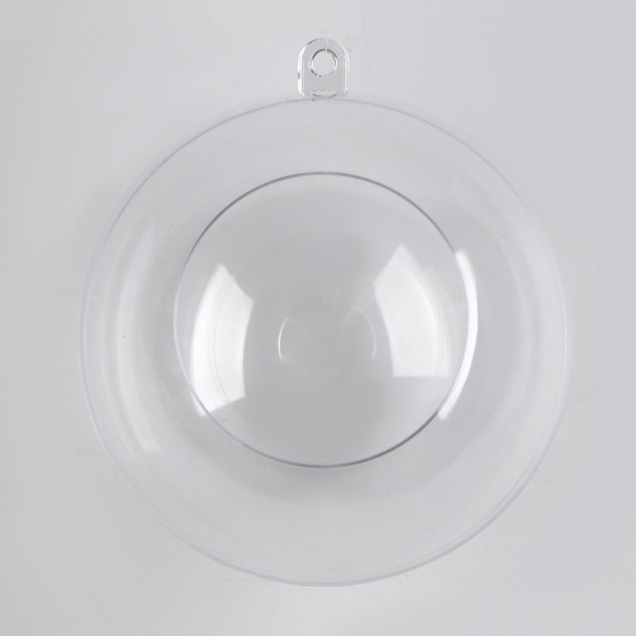 Заготовка - подвеска, раздельные части &laquo;Шар с отверстием&raquo;, диаметр собранного: 8 см