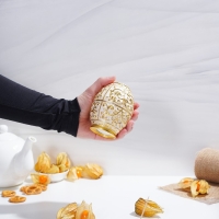 Подставка под зубочистки, 8&times;12 см, цвет металла золотой