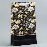 Пакет подарочный под две бутылки, упаковка, &laquo;Красота внутри&raquo;, 35 х 20 х 9 см