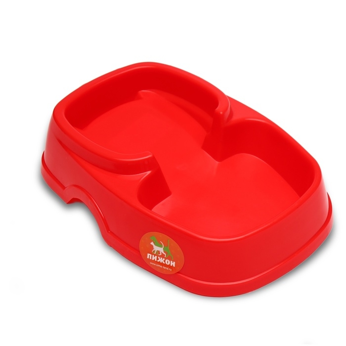 Автопоилка/автокормушка с мерным делением, 1,3 л, красная