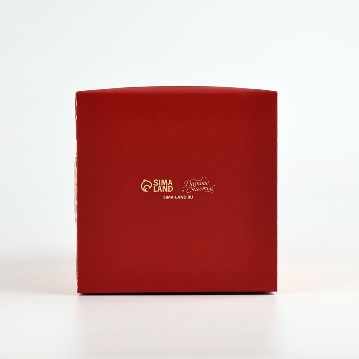 Складная коробка под торт &laquo;Пасхальная&raquo;, 15 х 15 х 18 см