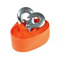 Буксировочный трос РОСТРОС 2,5 т, 4 м, 2 крюка, сумка Буксировочный трос РОСТРОС 2,5 т, 4 м, 2 крюка, сумка