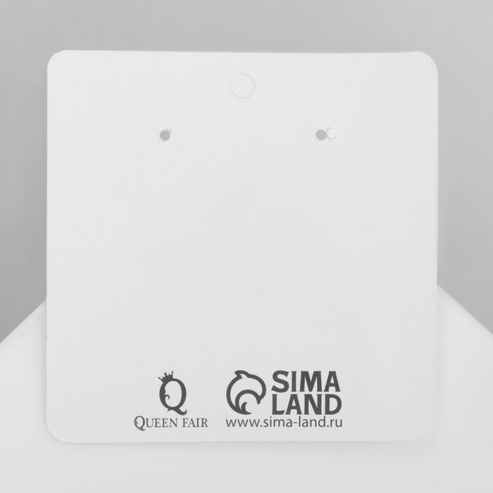 Серьги ассорти &laquo;Радость&raquo; пельмень и хинкали, цвет белый в серебре