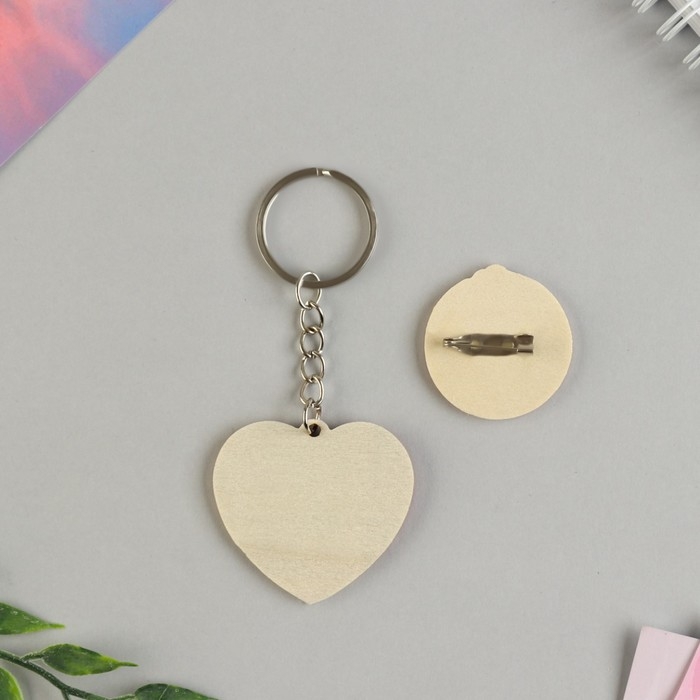 Брелок для ключей, значок, сувенир &laquo;Котейка&raquo;, набор, 6,8 х 10,5 см.