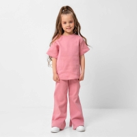 Костюм детский (футболка, брюки) KAFTAN р. 36 (134-140 см), пудра Костюм детский (футболка, брюки) KAFTAN р. 36 (134-140 см), пудра