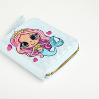 Кошелёк на молнии, цвет голубой Кошелёк на молнии, цвет голубой