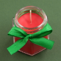 Свеча новогодняя в банке &laquo;Исполнения заветной мечты&raquo;, аромат лесные ягоды, 6,5 х 5,5 см
