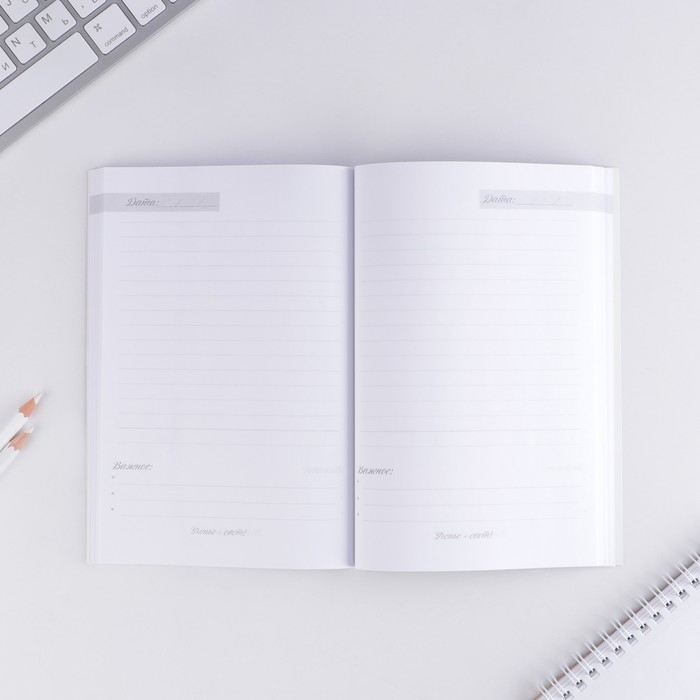 Подарочный набор &laquo;Золотой учитель&raquo;: ежедневник А5, 80 листов, стикеры и ручка шариковая, синяя паста