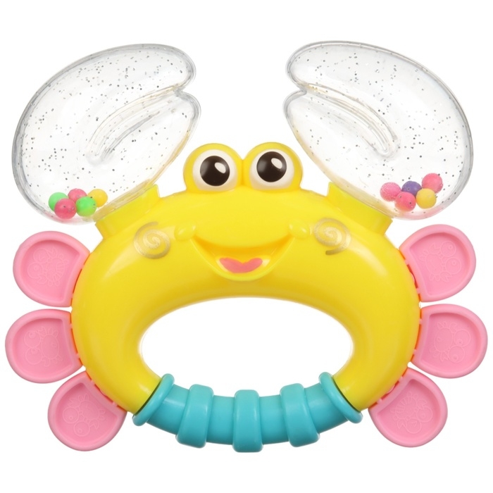 Погремушка &laquo;Крабик&raquo;, цвет МИКС, Крошка Я, 12 см