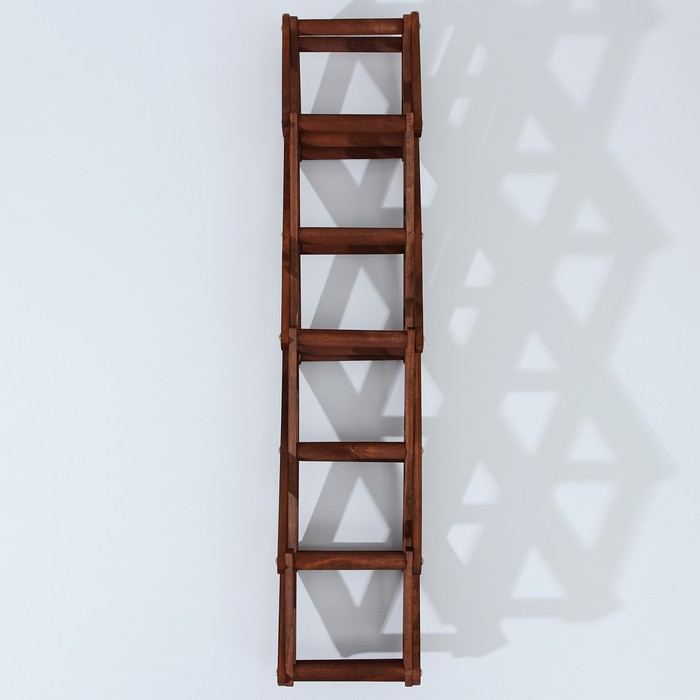 Подставка для бутылок Доляна &laquo;Бордо&raquo;, цвет коричневый