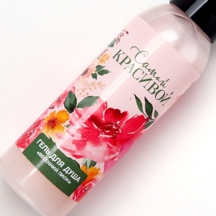 Гель для душа «Самой красивой», 100 мл, аромат весеннего пиона, ЧИСТОЕ СЧАСТЬЕ Гель для душа «Самой красивой», 100 мл, аромат весеннего пиона, ЧИСТОЕ СЧАСТЬЕ