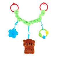 Растяжка - погремушка мягкая на кроватку/коляску &laquo;Мишка&raquo;, Крошка Я