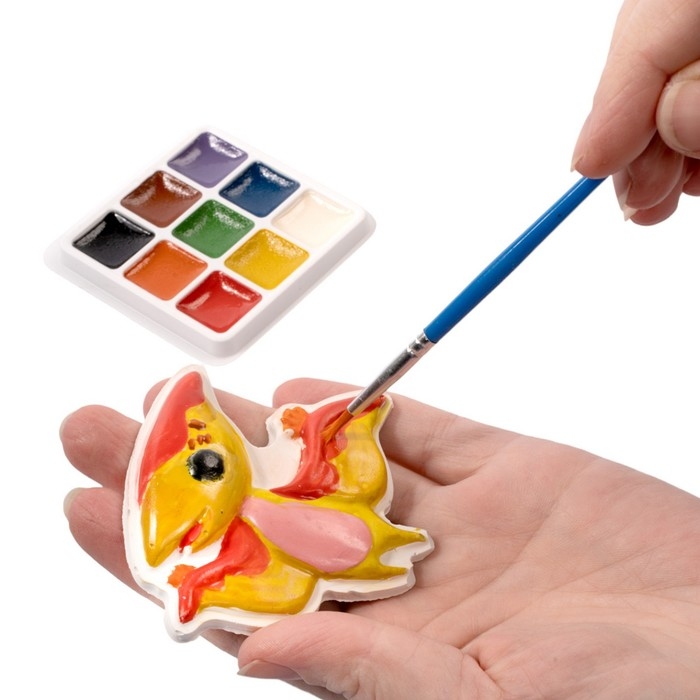 Магниты из гипса под роспись &laquo;Динозавры&raquo;