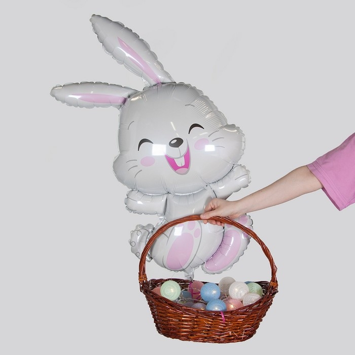 Шар фольгированный 44" &laquo;Зайка&raquo;, фигура