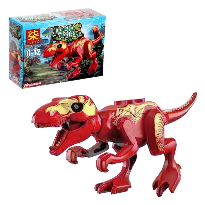 Конструктор блочный &laquo;Динозавры&raquo;, 12 видов, МИКС