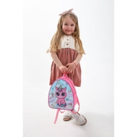 Рюкзак детский для девочки &laquo;Единорог&raquo;, отдел на молнии, цвет розовый
