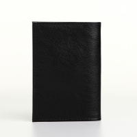 Обложка для паспорта, TEXTURA, цвет чёрный