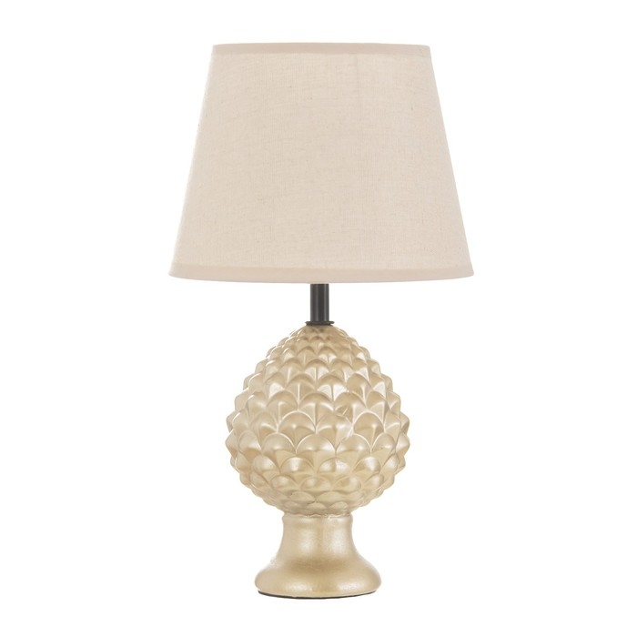 Настольная лампа "Мухамера" Е27 40Вт золото 19х19х37см RISALUX