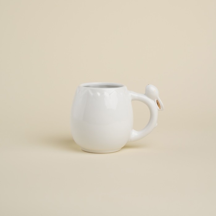 Кружка керамическая SL Home &laquo;Пасхальные кролики&raquo;, 500 мл, цвет белый