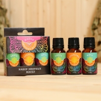 Набор эфирных масел "Мята. Апельсин. Пихта" косметический, 3 шт по 15 мл Набор эфирных масел "Мята. Апельсин. Пихта" косметический, 3 шт по 15 мл