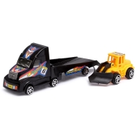 Инерционная машина «Эвакуатор», с трактором, цвета МИКС Инерционная машина «Эвакуатор», с трактором, цвета МИКС