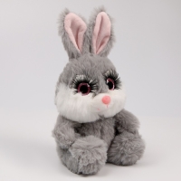 Мягкая игрушка «»Зайка«, цвет серый Мягкая игрушка «»Зайка«, цвет серый