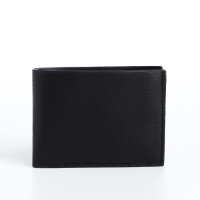 Портмоне мужское без застёжки, отдел для карт, монет, цвет чёрный Портмоне мужское без застёжки, отдел для карт, монет, цвет чёрный