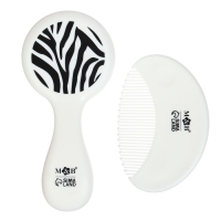 Набор для ухода за волосами &laquo;Зебра&raquo; (щетка+ расческа)