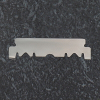 Опасная бритва, шаветт, без лезвия, 24 &times; 2,5 &times; 1,3 см, пластиковая, цвет белый/серебристый