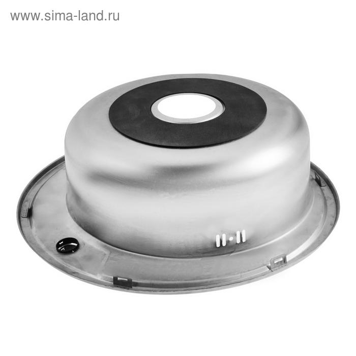 Мойка кухонная MIXLINE 528184, врезная, толщина 0.6 мм, 51х51х17 см, вып. 3 1/2 Мойка кухонная MIXLINE 528184, врезная, толщина 0.6 мм, 51х51х17 см, вып. 3 1/2", с сифоном