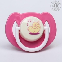 Соска - пустышка силиконовая ортодонтическая «Ракушка», от 6 мес., цвет розовый Соска - пустышка силиконовая ортодонтическая «Ракушка», от 6 мес., цвет розовый