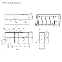 Витрина из ЛДСП 2000&times;900&times;400, цвет белый, стенка стекло