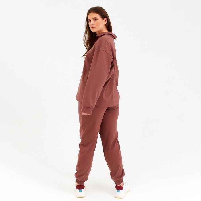 Костюм женский (джемпер, брюки) MINAKU: Casual Collection цвет шоколадный, размер 48 Костюм женский (джемпер, брюки) MINAKU: Casual Collection цвет шоколадный, размер 48