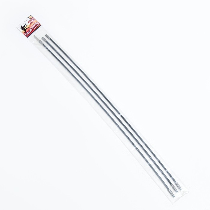 Набор стержней для отчистки дымоходов и вентиляций "Гибкий подход" 3 шт,  107 cм