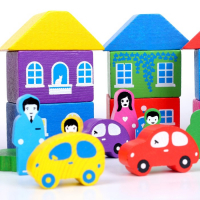 Конструктор &laquo;Цветной городок&raquo; большой, 41 элемент