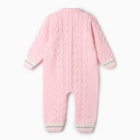 Комбинезон детский, цвет розовый, рост 62-68 см